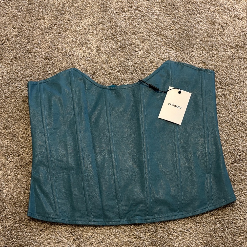 Miaou Deep Teal Bustier